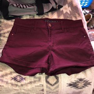 Maroon shorts
